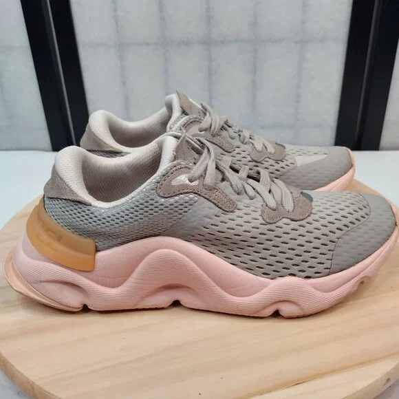 Sorel Kinetic RNEGD Sneakers Grey Pink Running Shoes Sneakers Women US 7.5 - Picture 2 of 15